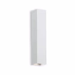 Collezione SKY SEMPLICI ED ESSENZIALI Applique moderna a 2 luci con base e diffusore in metallo verniciato bianco opaco. Disp ...