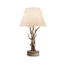 Ideal Lux - Lampade Da Scrivania Rustico-Country Chalet Materie Plastiche Beige 1 Luce E27