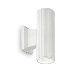 Ideal Lux - Applique Moderna Base Alluminio Bianco 2 Luci 5W 4000K Luce Naturale