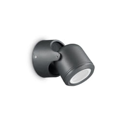 Ideal Lux - Applique Moderna Xeno Alluminio Nero 1 Luce Gu10