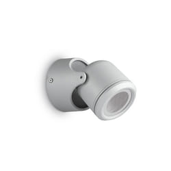 Applique Moderna Xeno Alluminio Grigio 1 Luce Gu10