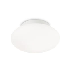 Plafoniera Moderna Bubble Alluminio-Materie Plastiche Bianco 1 Luce E27