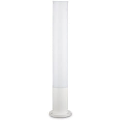 Ideal Lux - Palo Da Esterno Tondo Moderno Edo Alluminio-Materie Plastiche Bianco Gx53
