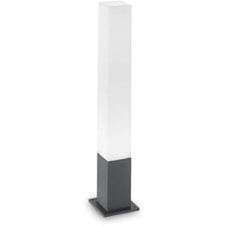 Ideal Lux - Palo Da Esterno Quadrato Moderno Edo Alluminio-Materie Plastiche Antracite Gx53