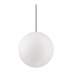 Collezione SOLE SFERE PER ESTERNI Sospensione a 1 luce con diffusore in materiale plastico opale e base in alluminio. Diverse ...