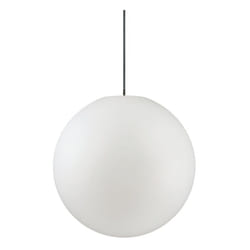 Sospensione Moderna Sole Alluminio Bianco 1 Luce E27 D40Cm