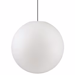 Collezione SOLE SFERE PER ESTERNI Sospensione a 1 luce con diffusore in materiale plastico opale e base in alluminio. Diverse ...