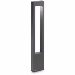 Collezione VEGA INEGUAGLIABILI Lampada a 1 luce da terra con struttura realizzata in alluminio verniciato antracite e diffuso ...