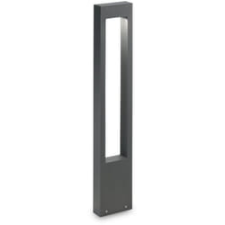 Piantana Moderna Vega Alluminio Antracite 1 Luce G9 3W 3000K Luce Calda
