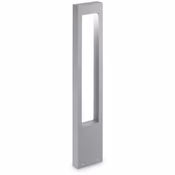 Collezione VEGA INEGUAGLIABILI Lampada a 1 luce da terra con struttura realizzata in alluminio verniciato grigio e diffusore  ...