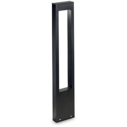 Piantana Moderna Vega Alluminio Nero 1 Luce G9 3W 3000K Luce Calda