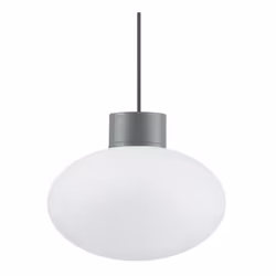 Collezione CLIO SFERE SINUOSE Sospensione da esterno 1 Luce E27. L'articolo componibile con montatura in alluminio estruso e  ...