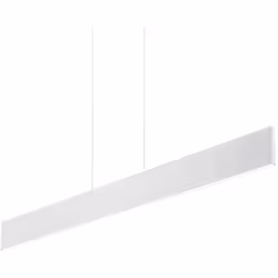 Collezione DESK LINEARE ED ESSENZIALE Sosponsione a 1 luce con corpo luce e rosone in alluminio rifinito con vernice a polver ...