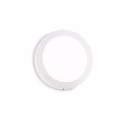 Collezione UNIVERSAL PER ILLUMINARE OGNI SPAZIO Applique a Led con montatura in metallo con finitura in bianco. Diffusore a l ...