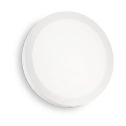 Ideal Lux - Applique Moderna Round Universal Alluminio-Plastiche Bianco Led 25W 3000K D30