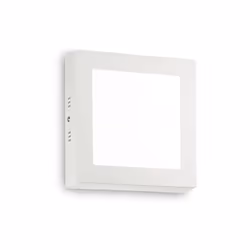 Collezione UNIVERSAL PER ILLUMINARE OGNI SPAZIO Applique a Led con montatura in metallo con finitura in bianco. Diffusore a l ...