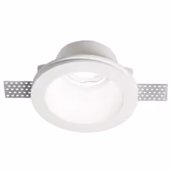Collezione SAMBA LA SCELTA IDEALE PER IL CARTONGESSO Faretto ad incasso tondo diam.12 cm in gesso bianco ideale per soffitti  ...