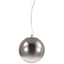 Ideal Lux - Sospensione Moderna Mapa Vetro Cromo Sfumato 1 Luce E27 D30Cm