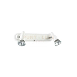Ideal Lux - lampada da parete slem AP2 bianco