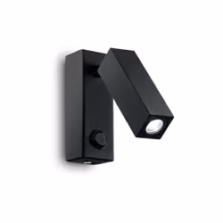 Collezione PAGE LUCE A LED DIREZIONABILE Applique a 1 luce, forma quadrata, con corpo luce in fusione di alluminio rifinito c ...