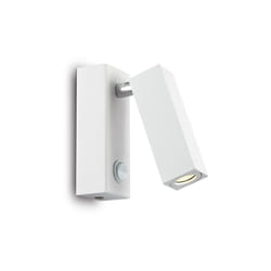 Ideal Lux - Applique Moderna Square Page Metallo Bianco Led 3W 3000K Luce Calda