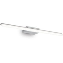 Ideal Lux - Applique Moderna Riflesso Alluminio Cromo Led 18W 3000K Luce Calda