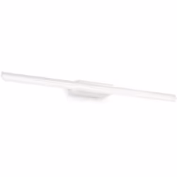 Collezione RIFLESSO LED E BIANCO Aplique con montatura in metallo rifinito in vernice bianca opaca. Diffusore in materiale ac ...