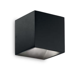 Applique Moderna Rubik Alluminio Nero 1 Luce 8,5W 4000K Luce Naturale