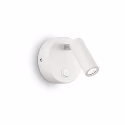 Collezione PAGE LUCE A LED DIREZIONABILE Applique a 1 luce, forma rotonda, con corpo luce in fusione di alluminio rifinito co ...