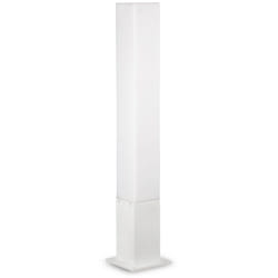 Ideal Lux - Palo Da Esterno Quadrato Moderno Edo Alluminio-Materie Plastiche Bianco Gx53