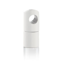 Supporto Distanziatore Cavo Metallo Bianco 15X30Mm
