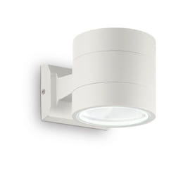Ideal Lux - Applique Moderna Snif Round Alluminio Bianco 1 Luce G9 3W 3000K Luce Calda