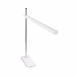 Collezione GRU LAMPADA MODERNA A LED RUOTABILE Lampada moderna con montatura interamente in metallo. Asta con finitura in cro ...