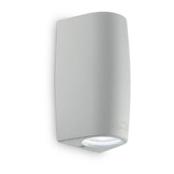 Ideal Lux - Applique Moderna Keope Materie Plastiche Grigio 2 Luci Gu10