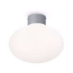 Collezione CLIO SFERE SINUOSE Plafoniera da esterno 1 Luce E27 max 60 W. Articolo componibile con montatura in alluminio estr ...