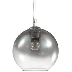 Sospensione Moderna Nemo Metallo Cromo Sfumato 1 Luce E27 D20Cm
