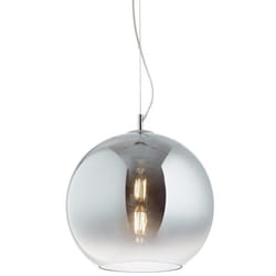 Ideal Lux - Sospensione Moderna Nemo Metallo Cromo Sfumato 1 Luce E27 D30Cm