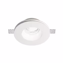 Collezione SAMBA LA SCELTA IDEALE PER IL CARTONGESSO Faretto ad incasso tondo diam.13 cm in gesso bianco ideale per soffitti ...