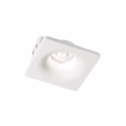 Collezione ZEPHYR FARETTO MODERNO Faretto moderno a 1 luce da incasso tecnico dalla forma quadrata realizzato in gesso. Dispo ...