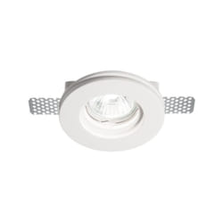 Faretto Incasso Moderno Samba Gesso Bianco 1 Luce Gu10 D60Cm