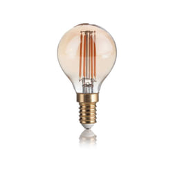 10 Lampadine Led Sfera E14 4 Watt 2200 k Vintage Ambra