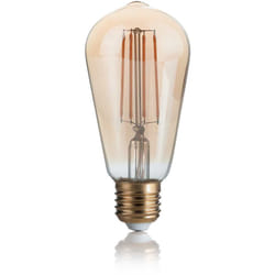 Ideal Lux - 10 Lampadine Led Cono E27 4 Watt 2200 k 300 Lm Vintage Ambra