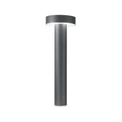 Piantana Moderna Tesla Alluminio Antracite 4 Luci 3W 3000K Luce Calda H60Cm