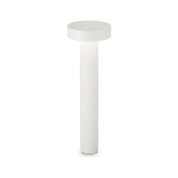 Piantana Moderna Tesla Alluminio Bianco 4 Luci 3W 3000K Luce Calda H60Cm