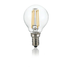 Ideal Lux - 10 Lampadine Led Sfera E14 4 Watt 4000 k 520 Lm Trasparente