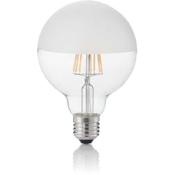 10 Lampadine Led Globo D95 E27 8 Watt 3000 k 780 Lm Trasparente Bianco Satinato