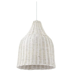 Sospensione Rustica-Country Haunt Corda Bianco 1 Luce E27