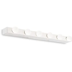 Ideal Lux - Applique Moderna Prive' Metallo Bianco 6 Luci E14