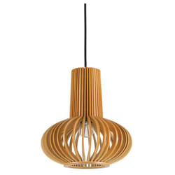 Ideal Lux - Sospensione Industrial-Minimal Citrus-2 Legno Marrone 1 Luce E27