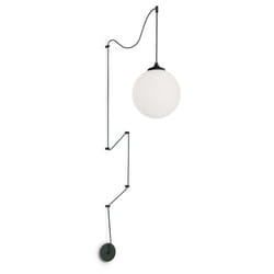 Ideal Lux - Sospensione Da Muro Moderna Boa Metallo Nero 1 Luce E27